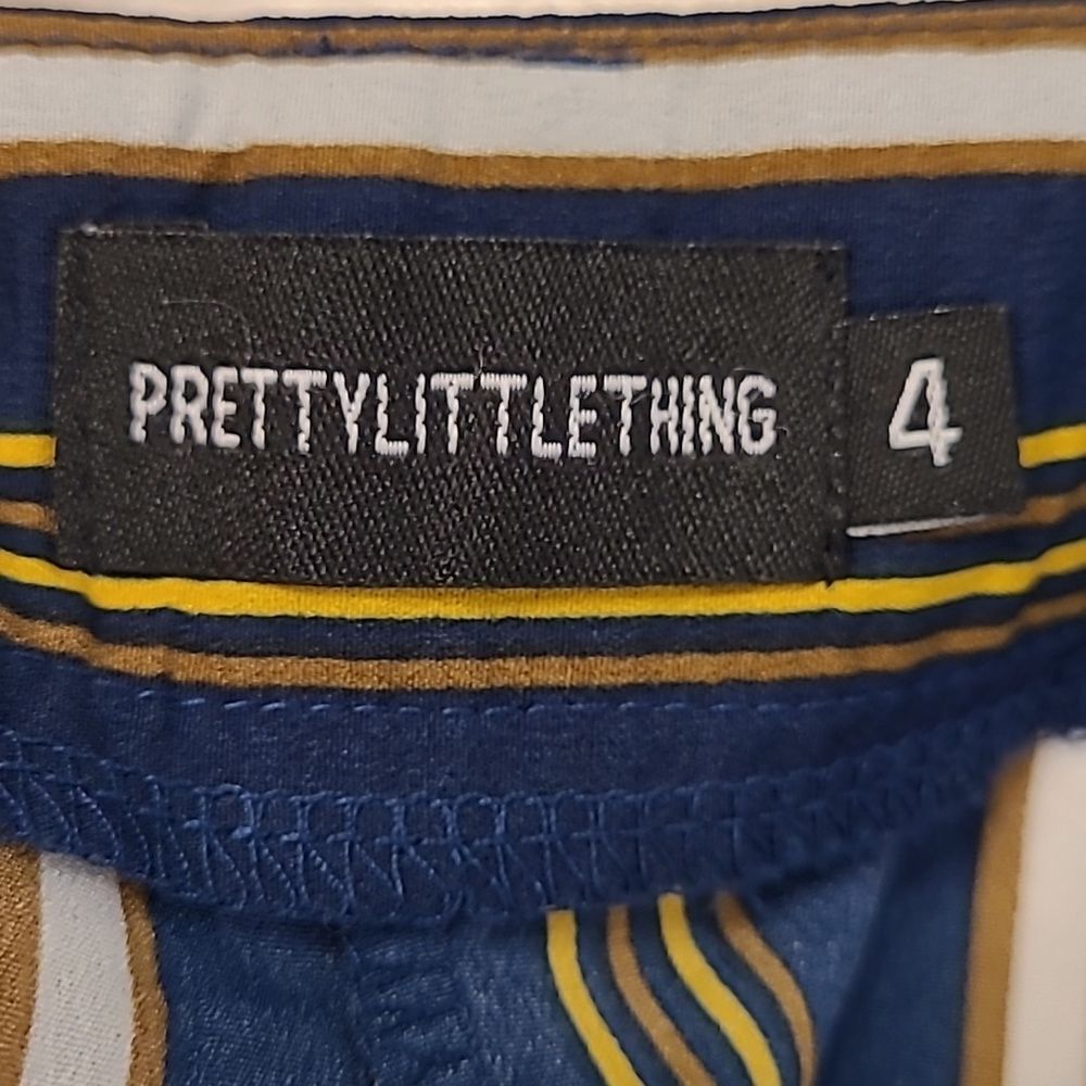 PrettyLittleThing Striped Short Size 4 - Picture 5 of 5
